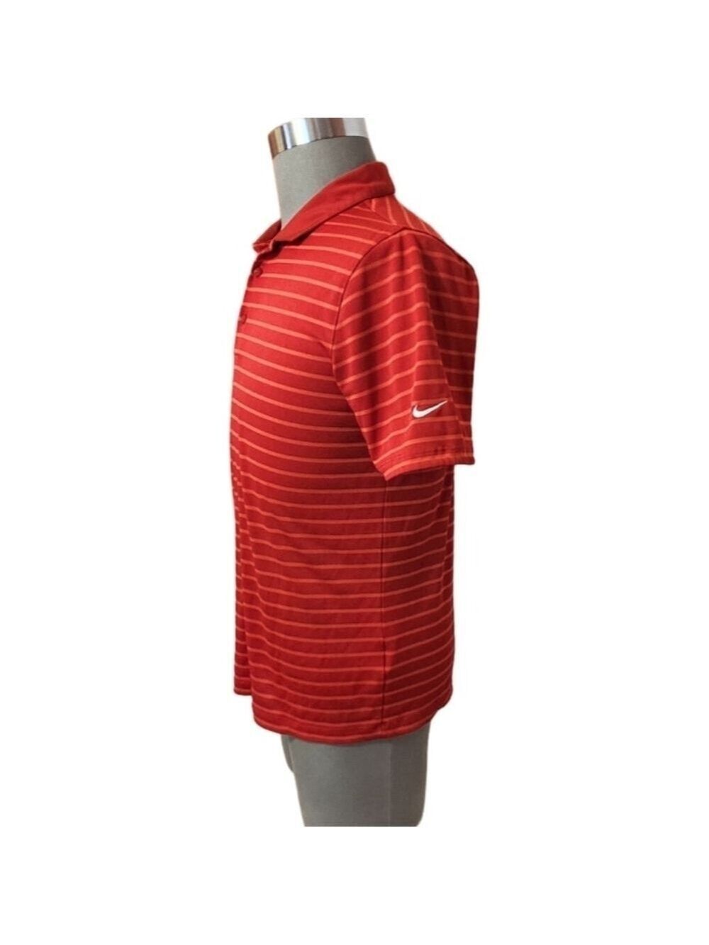 Nike Dri Fit Polo Shirt Mens Red Small - Picture 3 of 9